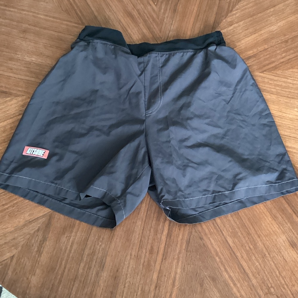 Men's Dark Gray Athletic Shorts